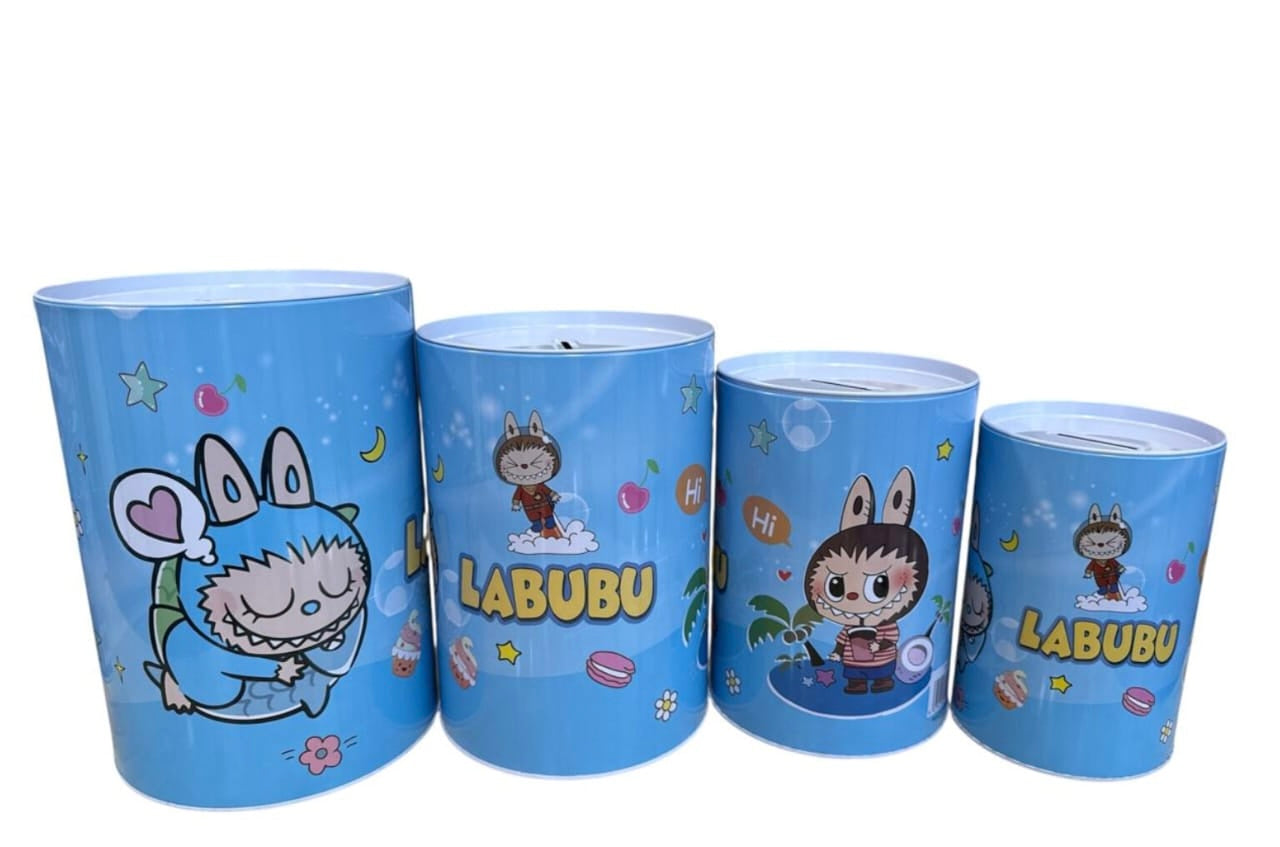 4 Pieces Coin Box Labubu